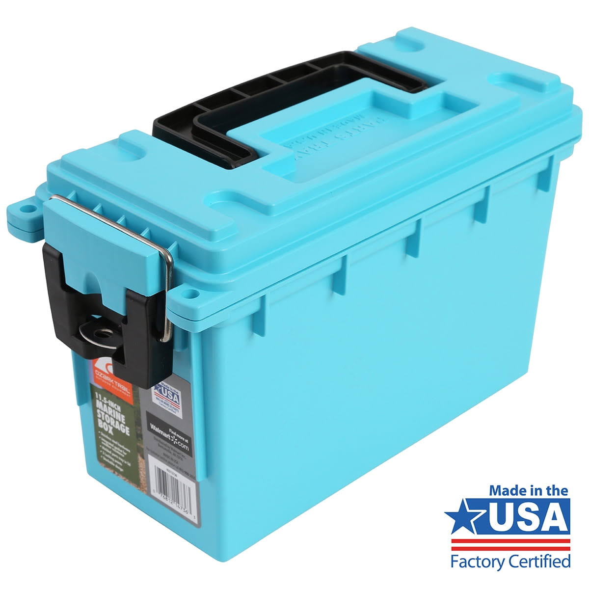 Ozark Trail Marine Storage Box Boat Accessory, Size: 11.5 inch x 5 inch x 7 inch