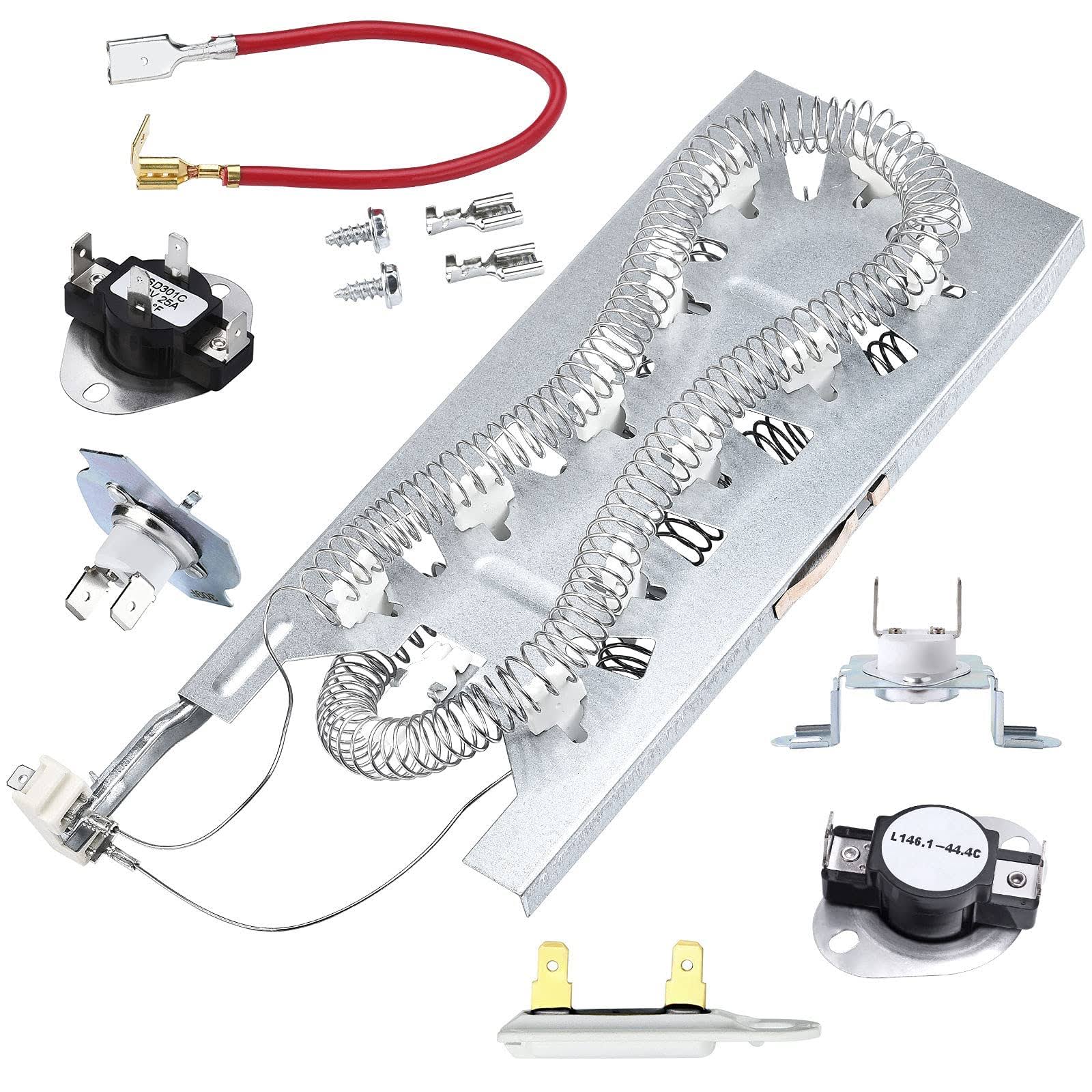 Sikawai 3387747 Dryer Heating Element Replacement Replaces PS11741416 Wp3387747vp Wp3387747 80003 AP6008281 525502 EAP11741416 (5400Watt 240 Volt),