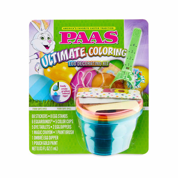 Paas Easter Egg Decorating and Dye Kit, Ultimate Coloring Kit , 1 Kit