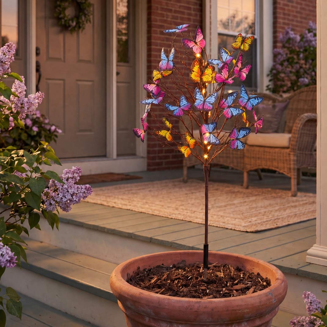 Swaying Solar Butterfly Lights