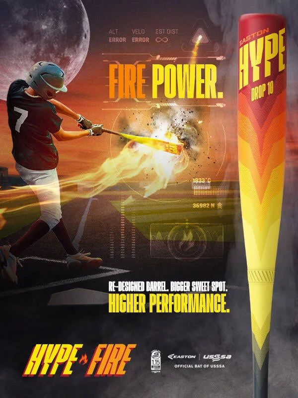 2024 Easton Hype Fire (-8) USSSA Baseball Bat - MadeInUSA