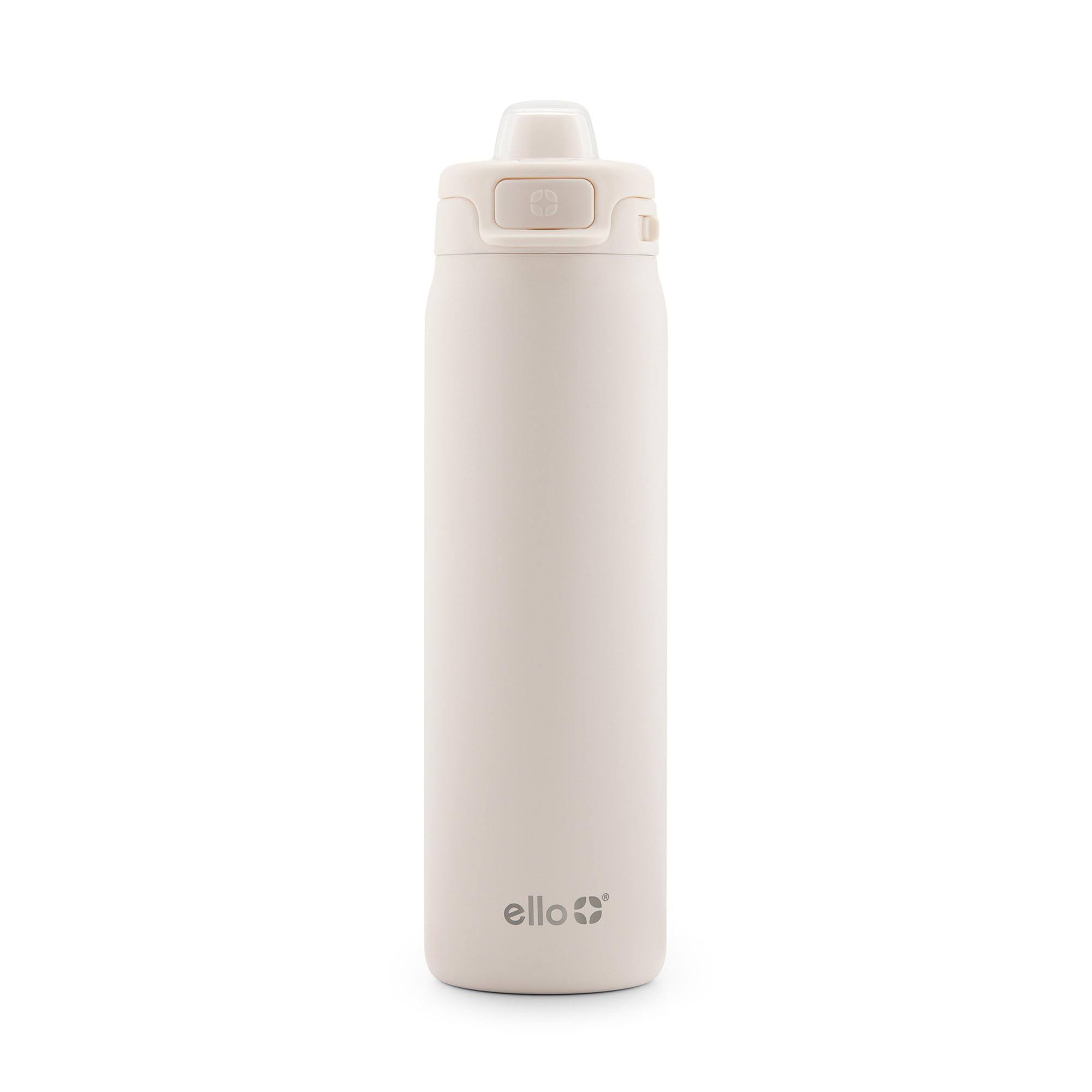 Pop & Fill Stainless Steel Water Bottle - 22oz / Cream