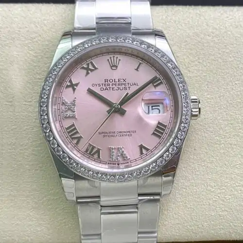 Rolex Datejust M126284RBR-0024 EW Factory Diamond-Set Bezel