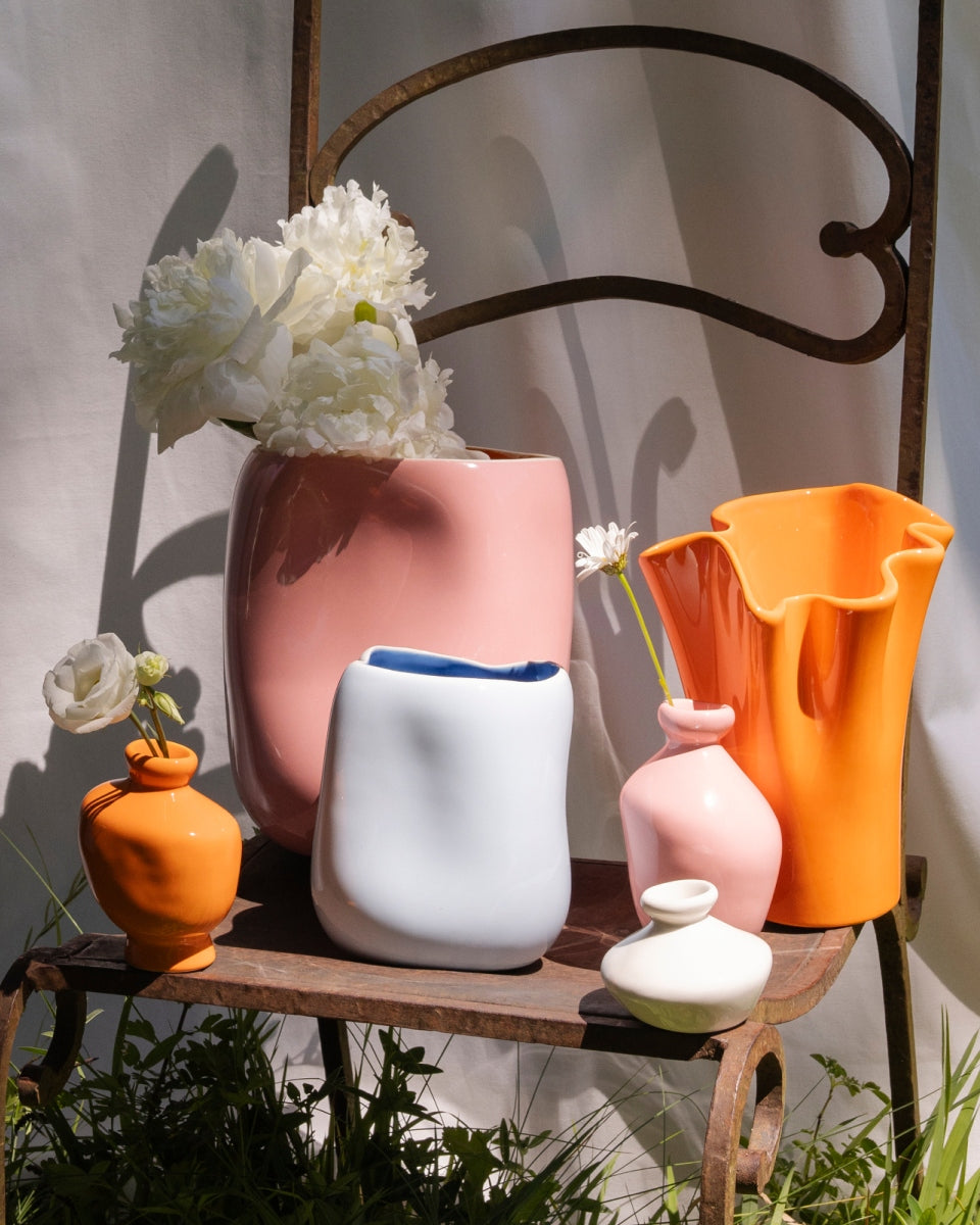 JOÃO - VASE M LIGHT BLUE BLUE