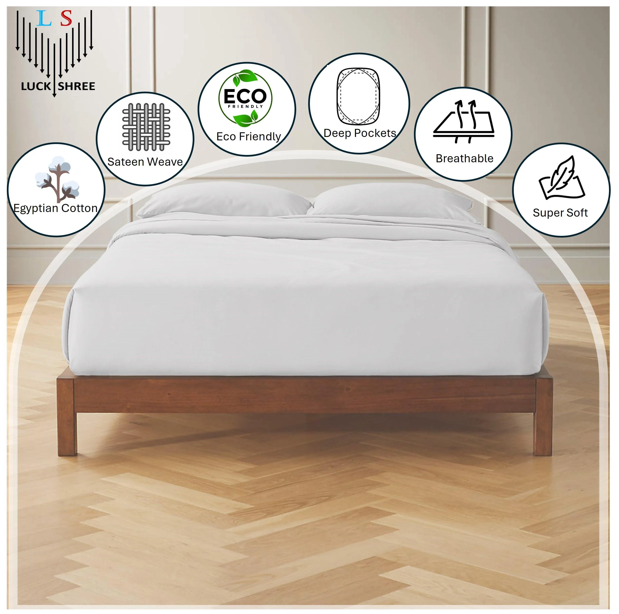 21" EXTRA DEEP POCKETS 800-Thread Count 100% Egyptian Cotton California King Sheet Set, 4PC (1 Flat, 1 Fitted, 2 Pillowcases) Long Staple Cotton, 800-TC Pure Cotton Burgundy(California King/Burgundy) - Image 7