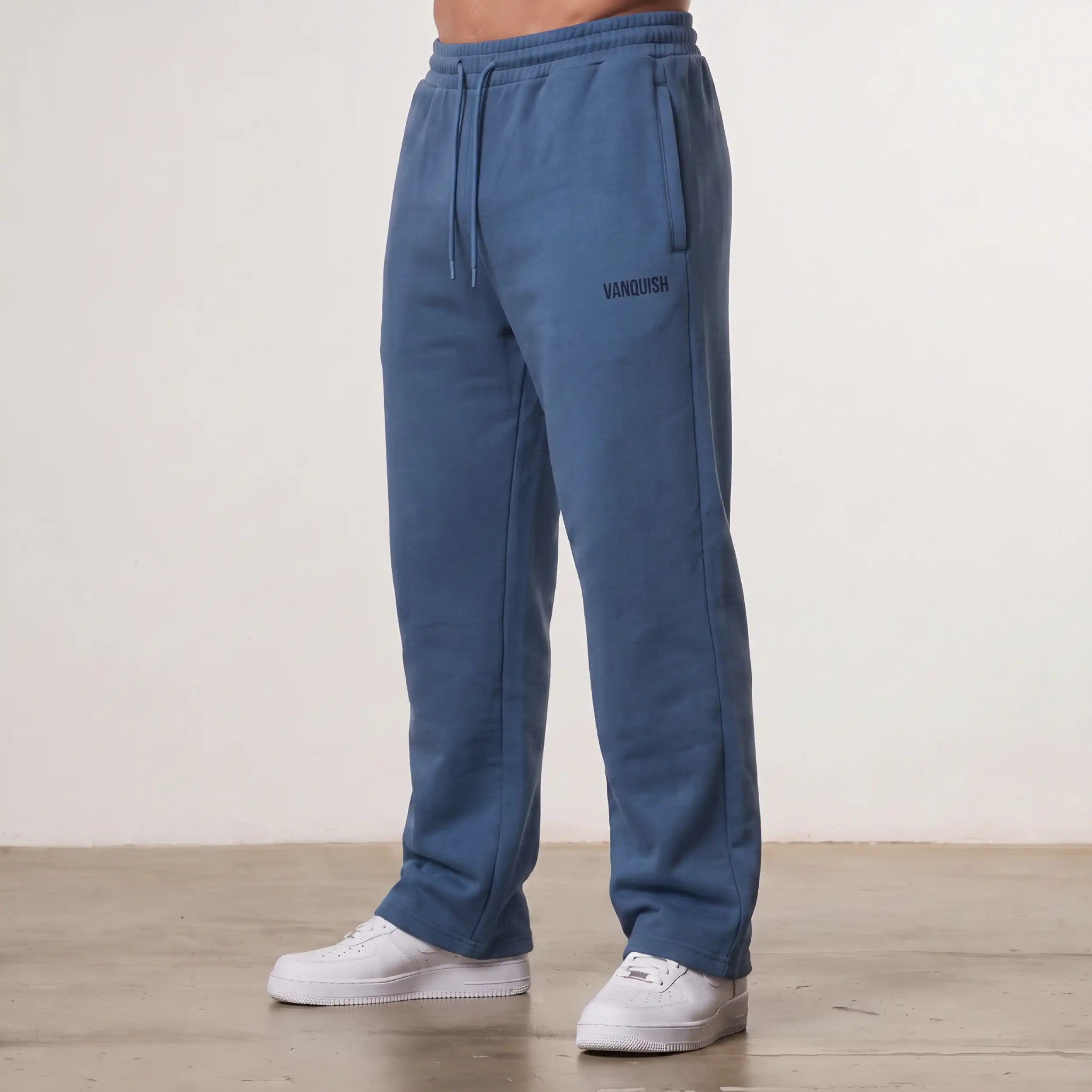 EVOLVE BLUE GREY STRAIGHT LEG SWEATPANT