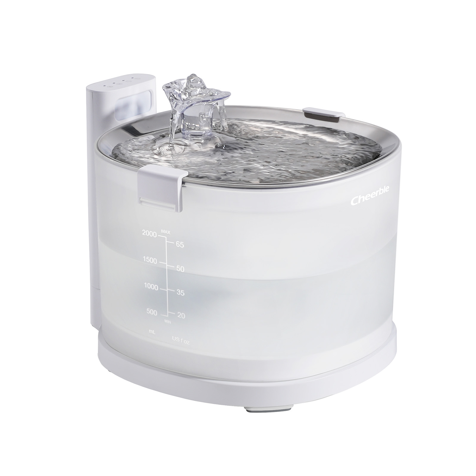 Wireless Stainless Steel Smart Pet Cat Drinking Water Dispenser Fountain for Pets Cats