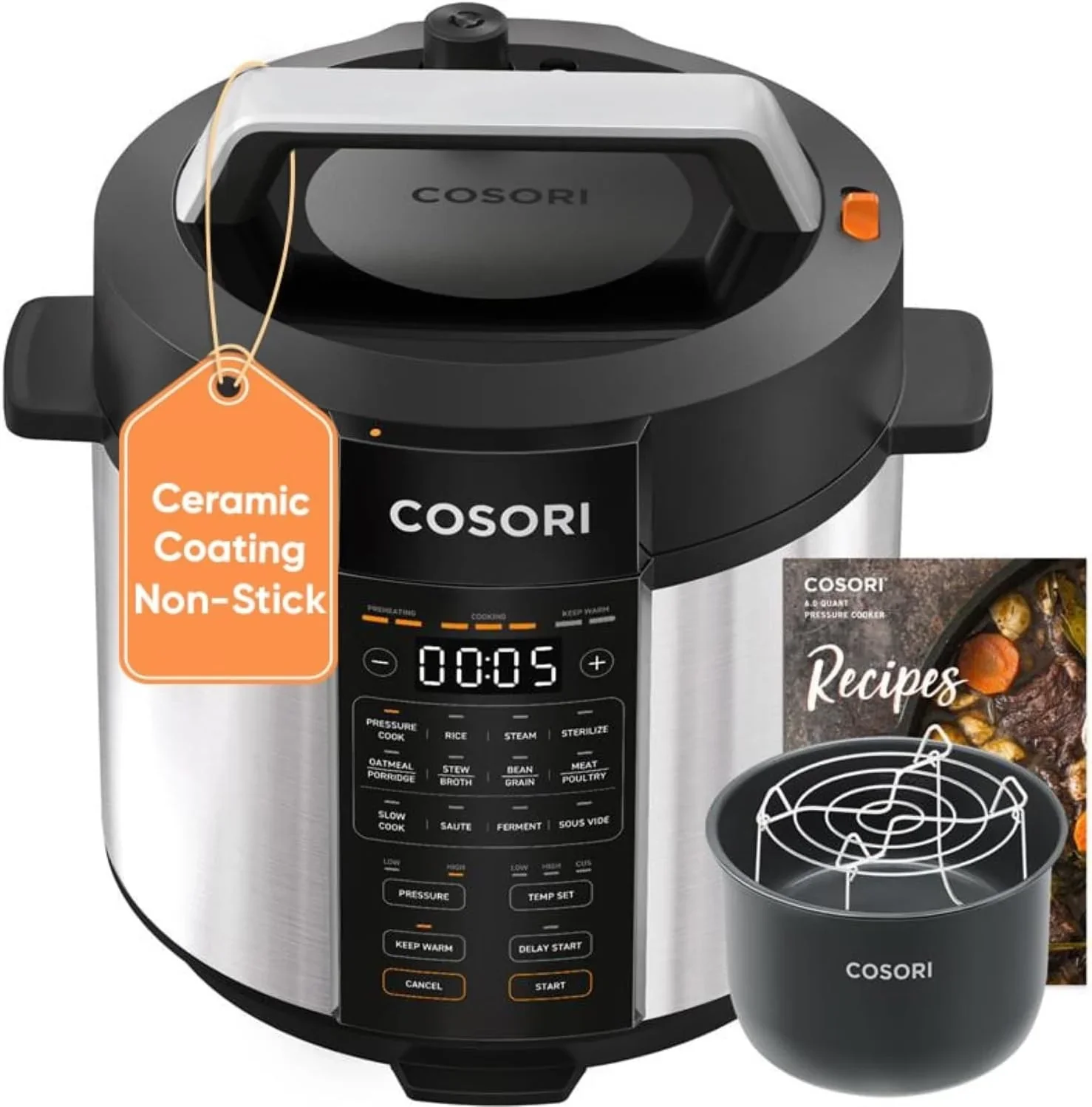 Autocuiseur COSORI 6 pintes 9 en 1 Appareils de cuisine multifonctions instantanés Conception de ventilation plus sûre
