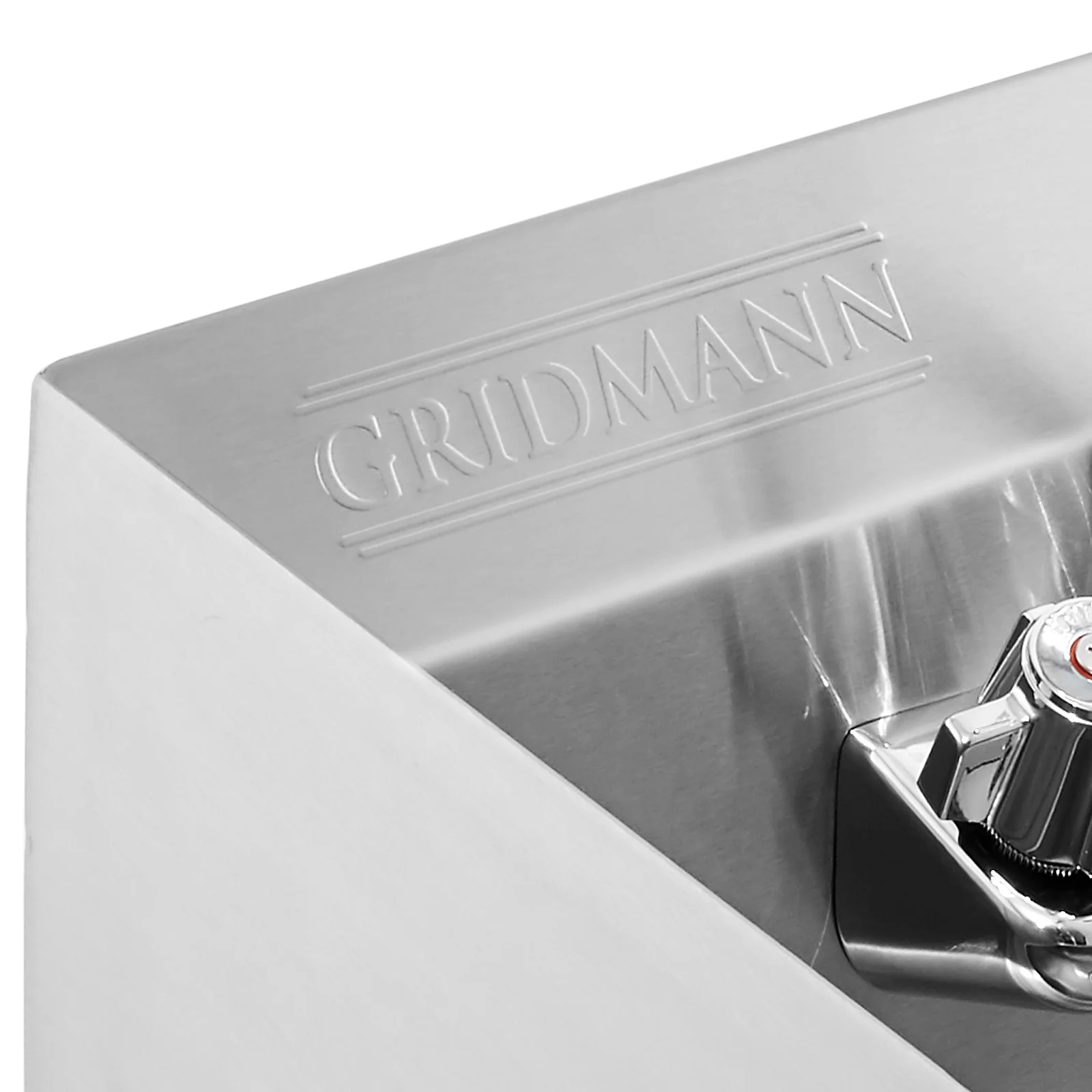 Commercial NSF Stainless Steel Hand Washing Sink w/ Side Splashes Faucet, Wall Mount(With Side Splashes) - Image 7