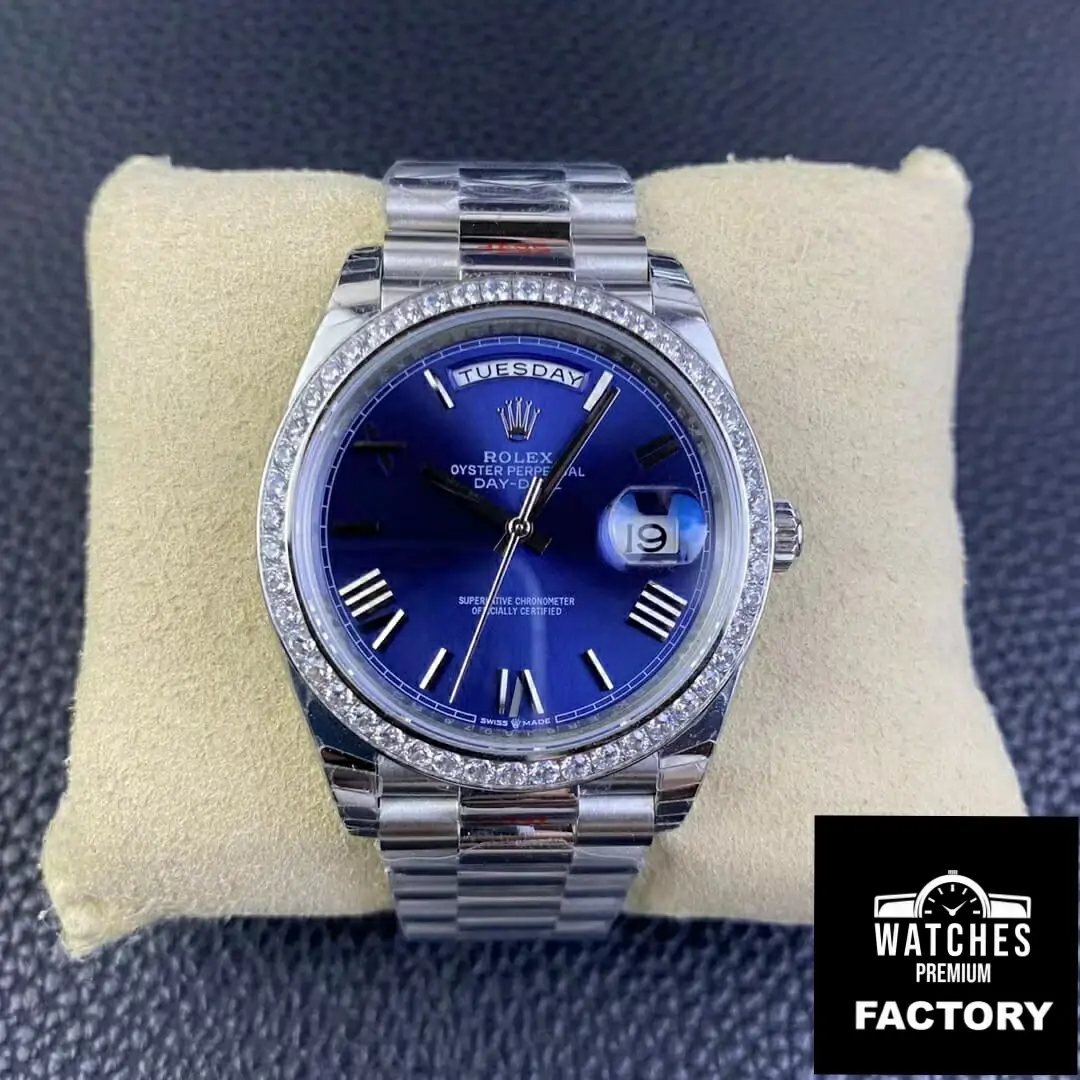 Rolex Day Date 228349RBR-0005 EW Factory Diamond-Set Bezel