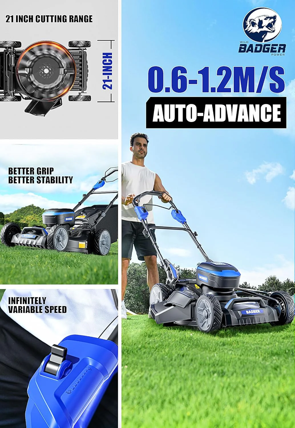 Lawn Mower 40V Brushless 18