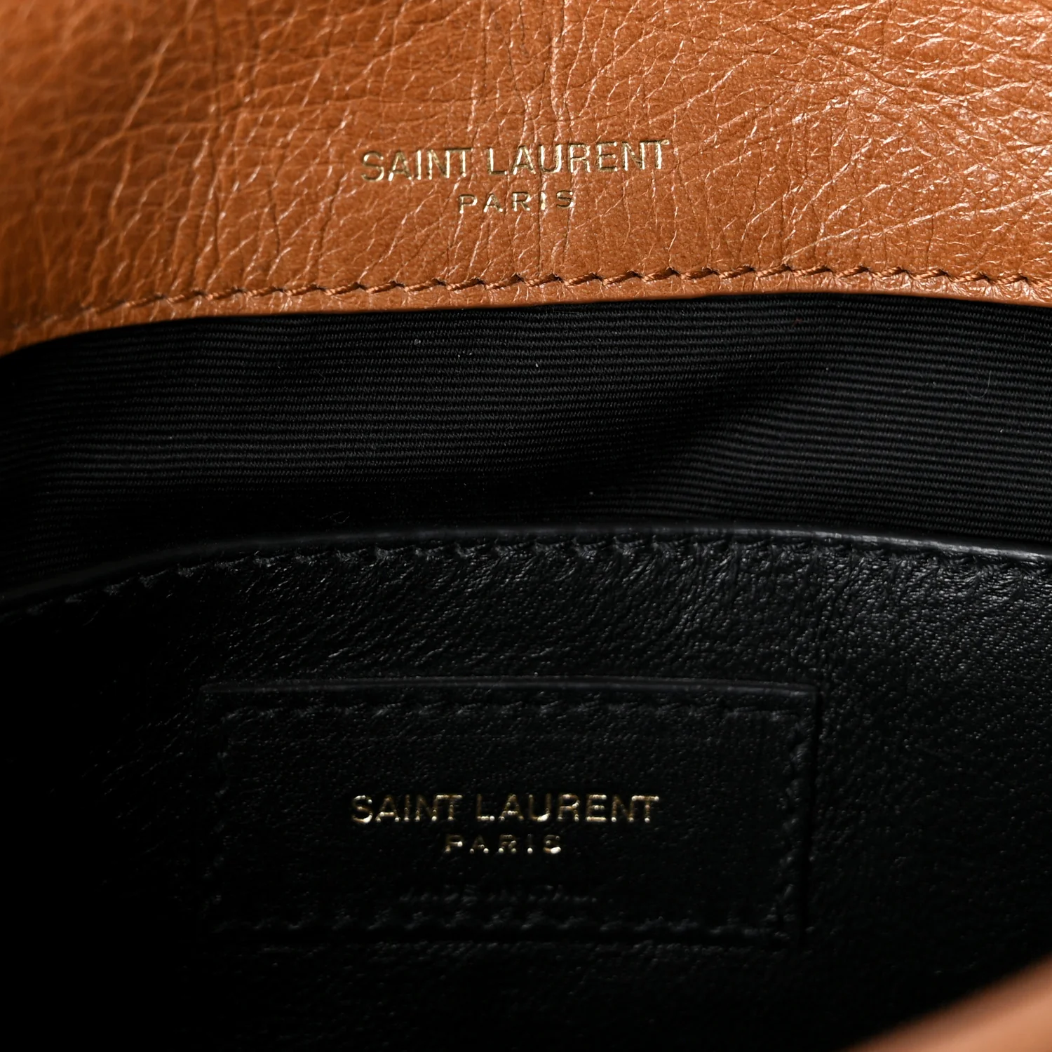 Crinkled Calfskin Matelasse Monogram Baby Niki Chain Satchel Light Caramel