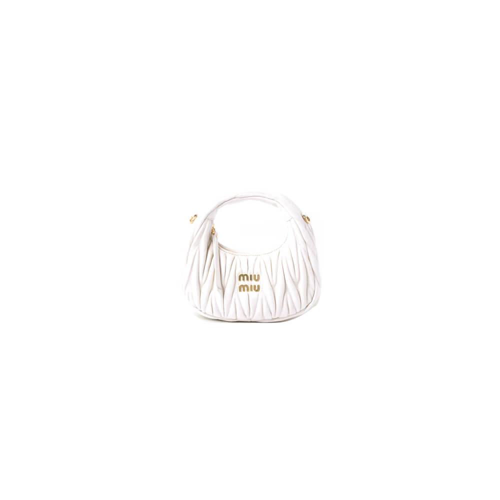 Mini Wander matelasse nappa leather hobo bag(high-end grade)