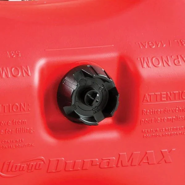14 Gallon Portable Gas Fuel Tank with Pump, 2 Pack, Red