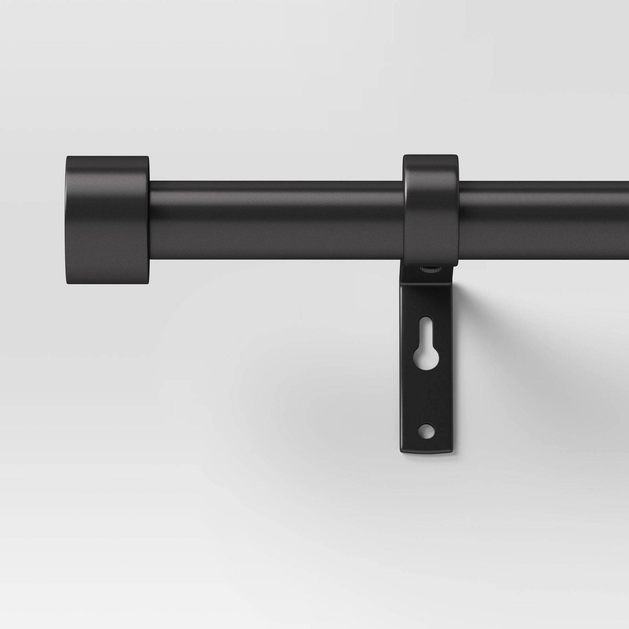 66 inch-120 inch Dauntless Curtain Rod Black - Project 62