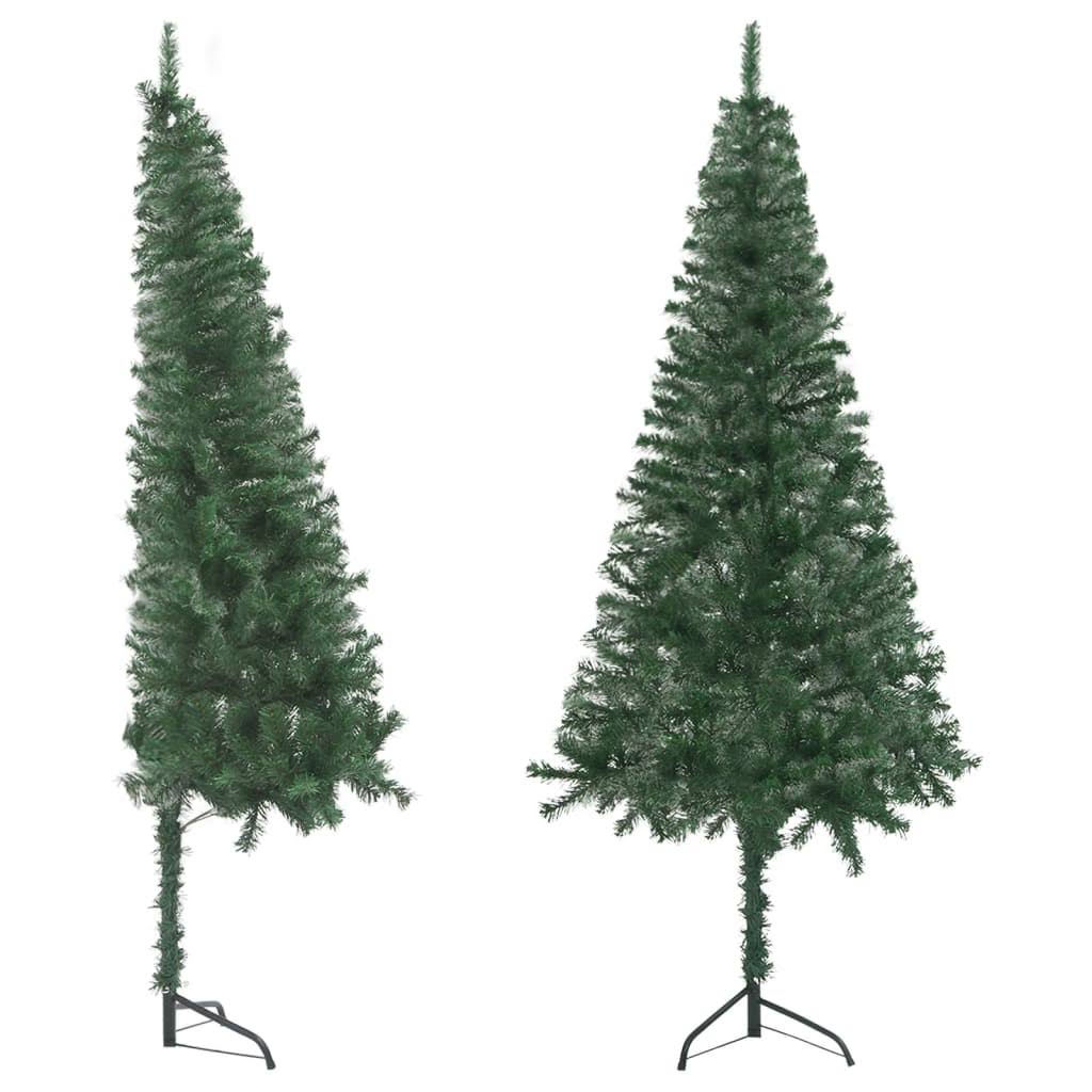 vidaXL Corner Artificial Christmas Tree Green 82.7