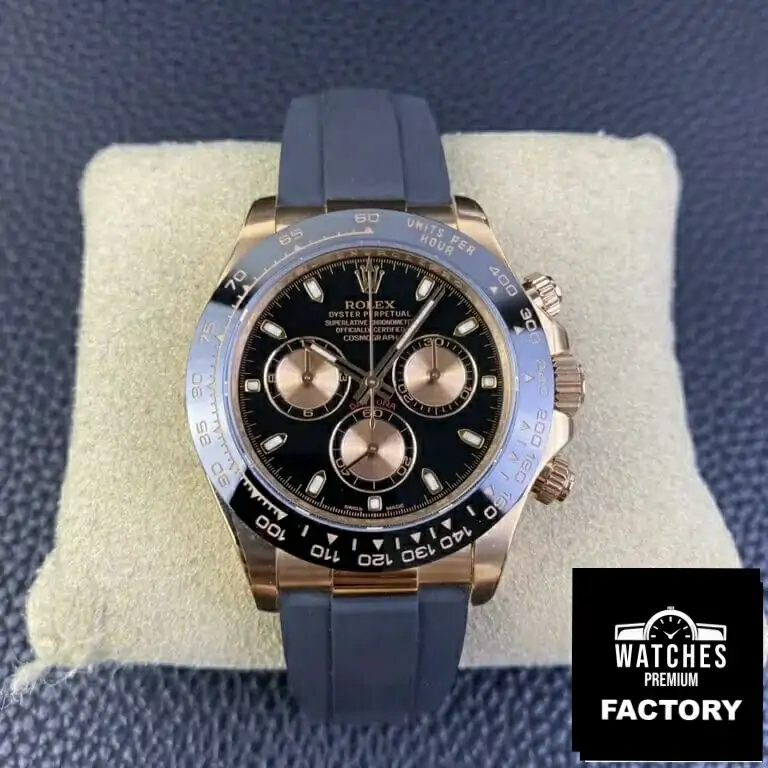 Rolex Cosmograph Daytona M116515LN-0017 Clean Factory Black Rubber Strap