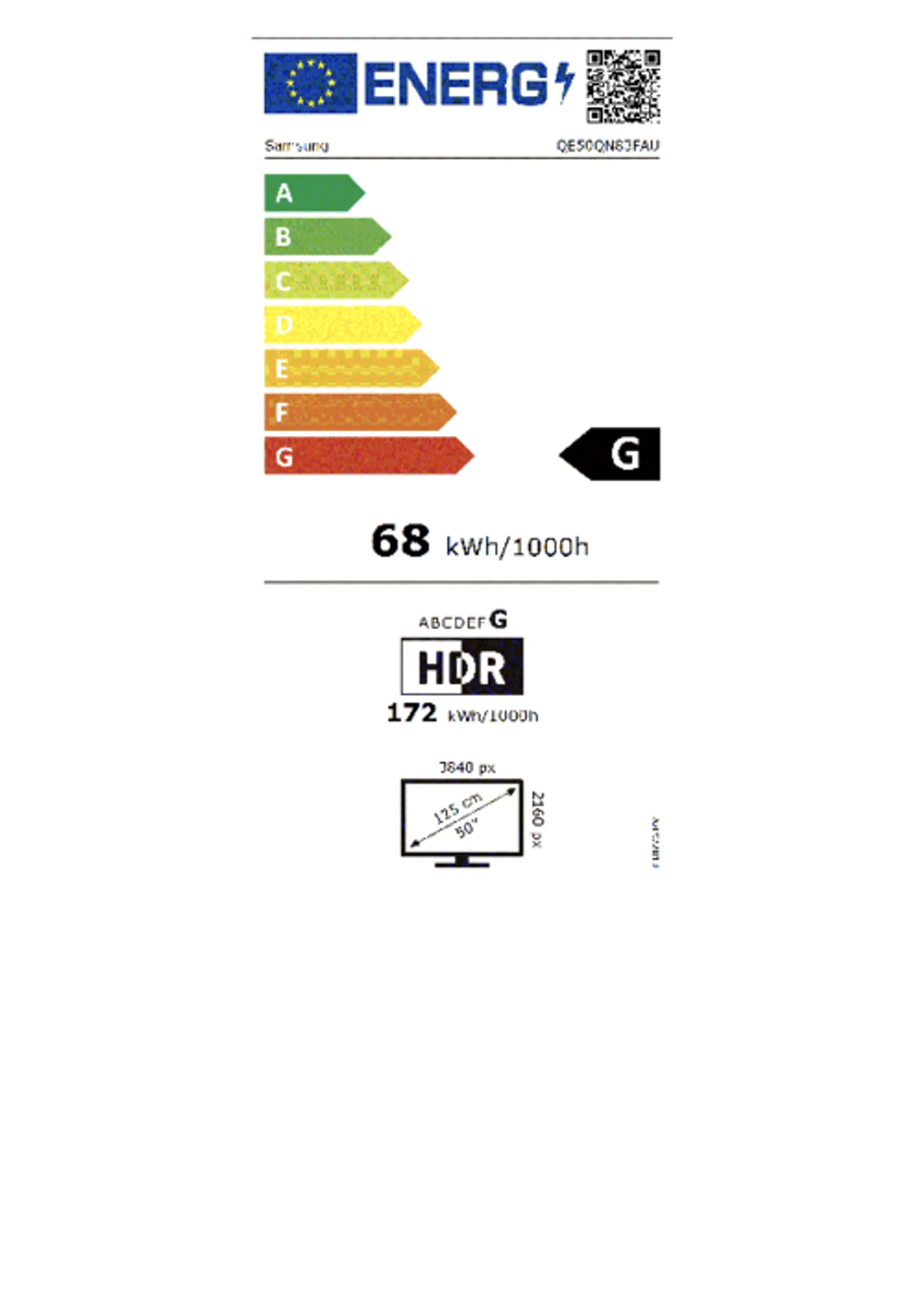 Samsung Neo QLED 4K QE50QN83F Mini LED (2025) - 50 inch