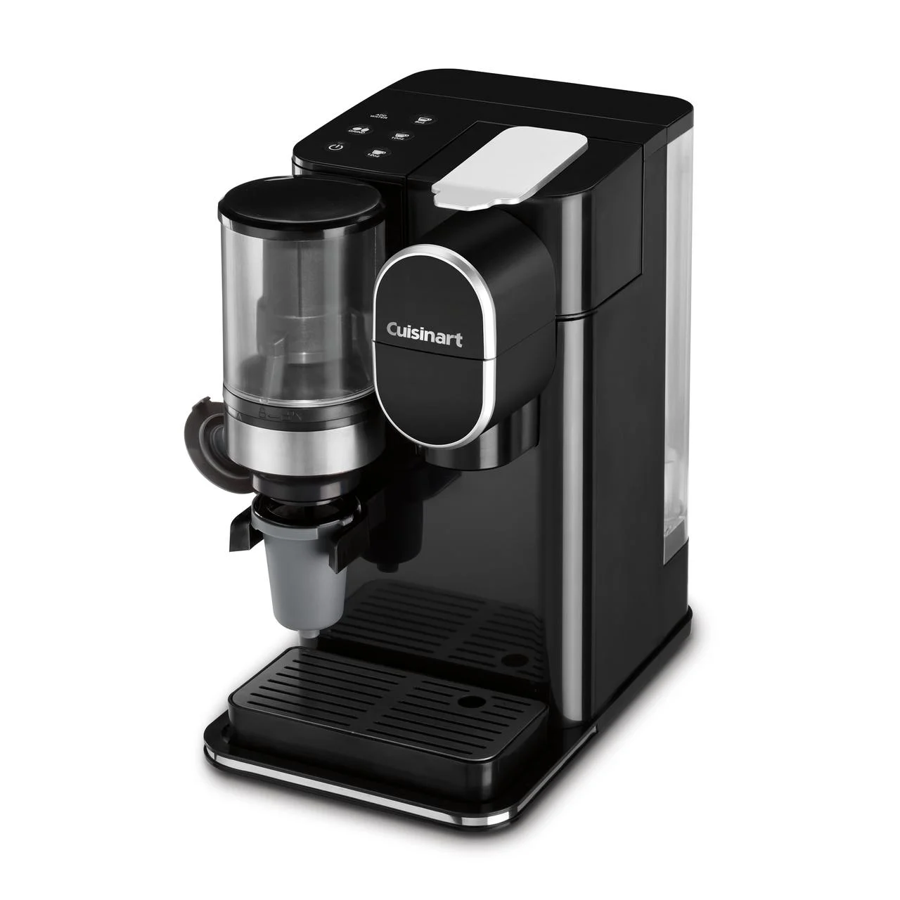 Cuisinart Grind & Brew Classic Black Single Serve Coffee Maker with Built - in Grinder