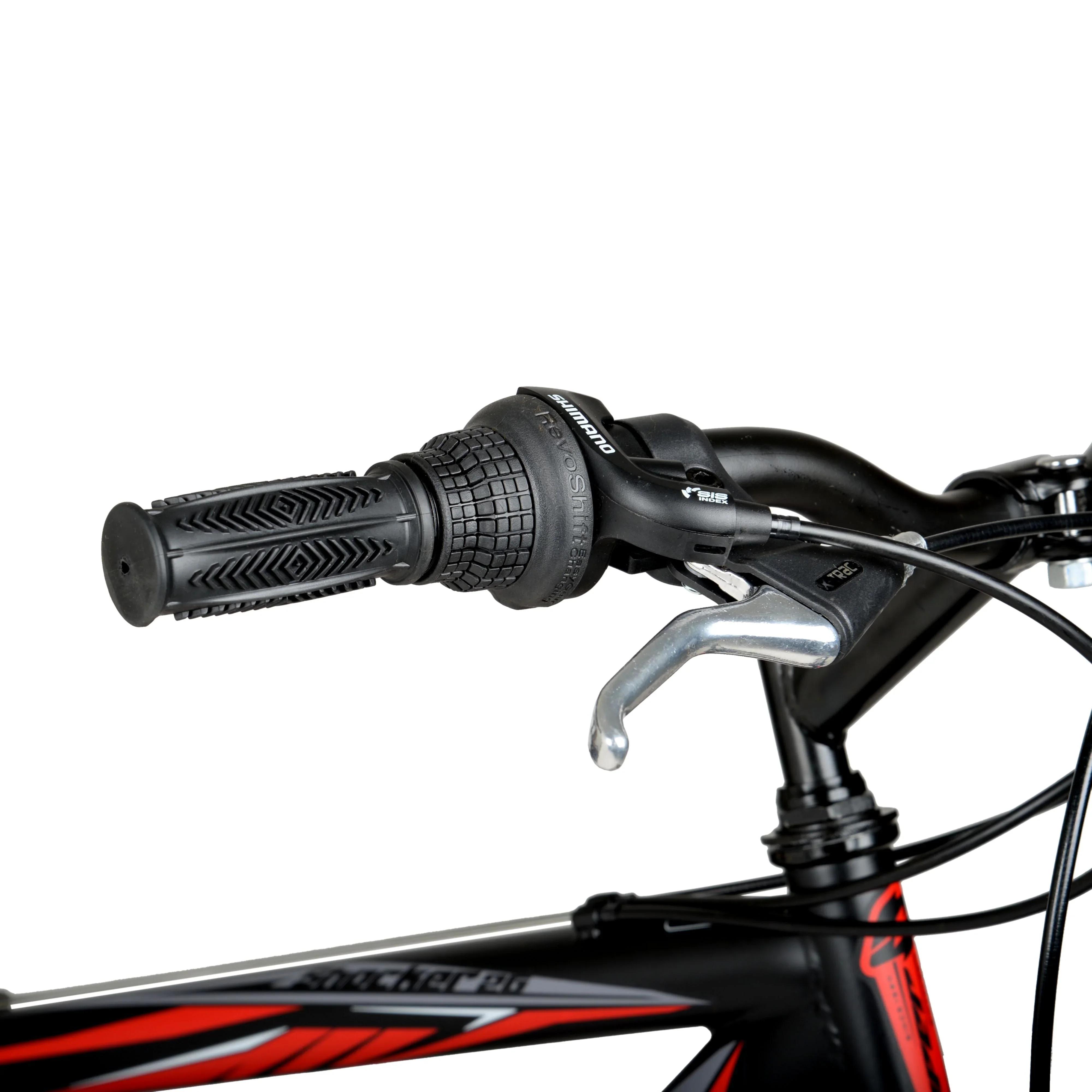 Hyper Bicycles Men's 26 Shocker Mountain Bike, Black/Red
