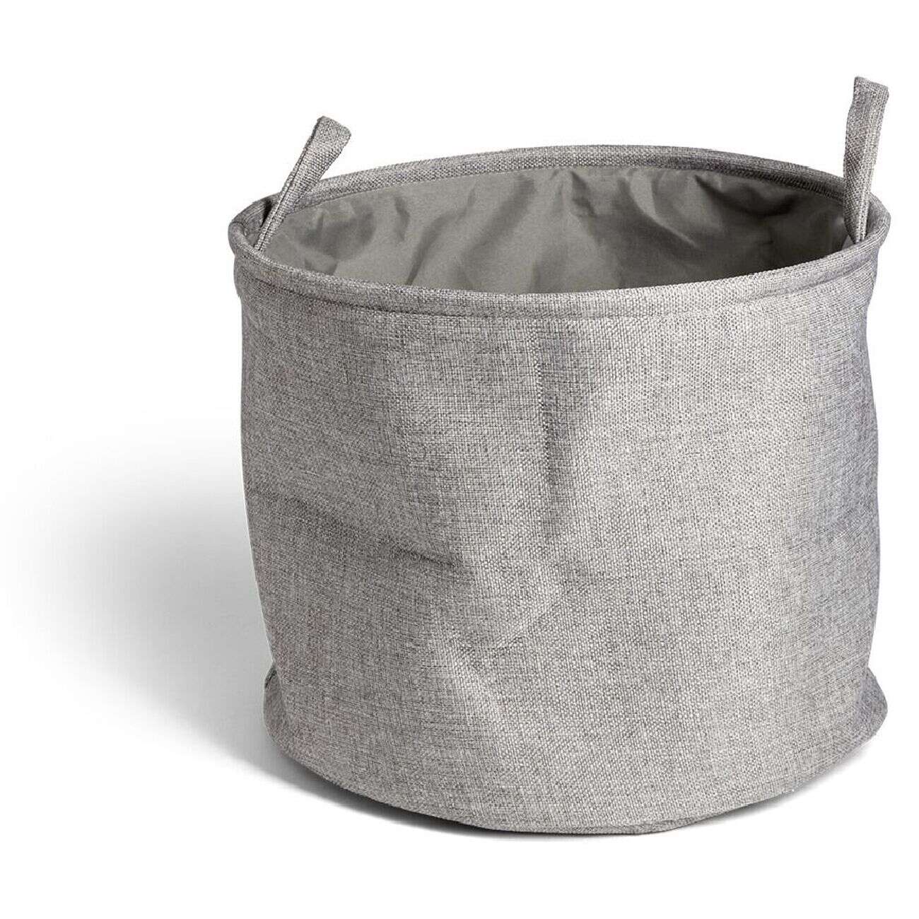 Panier de rangement pour bûches ou pellets Ø38xH32cm