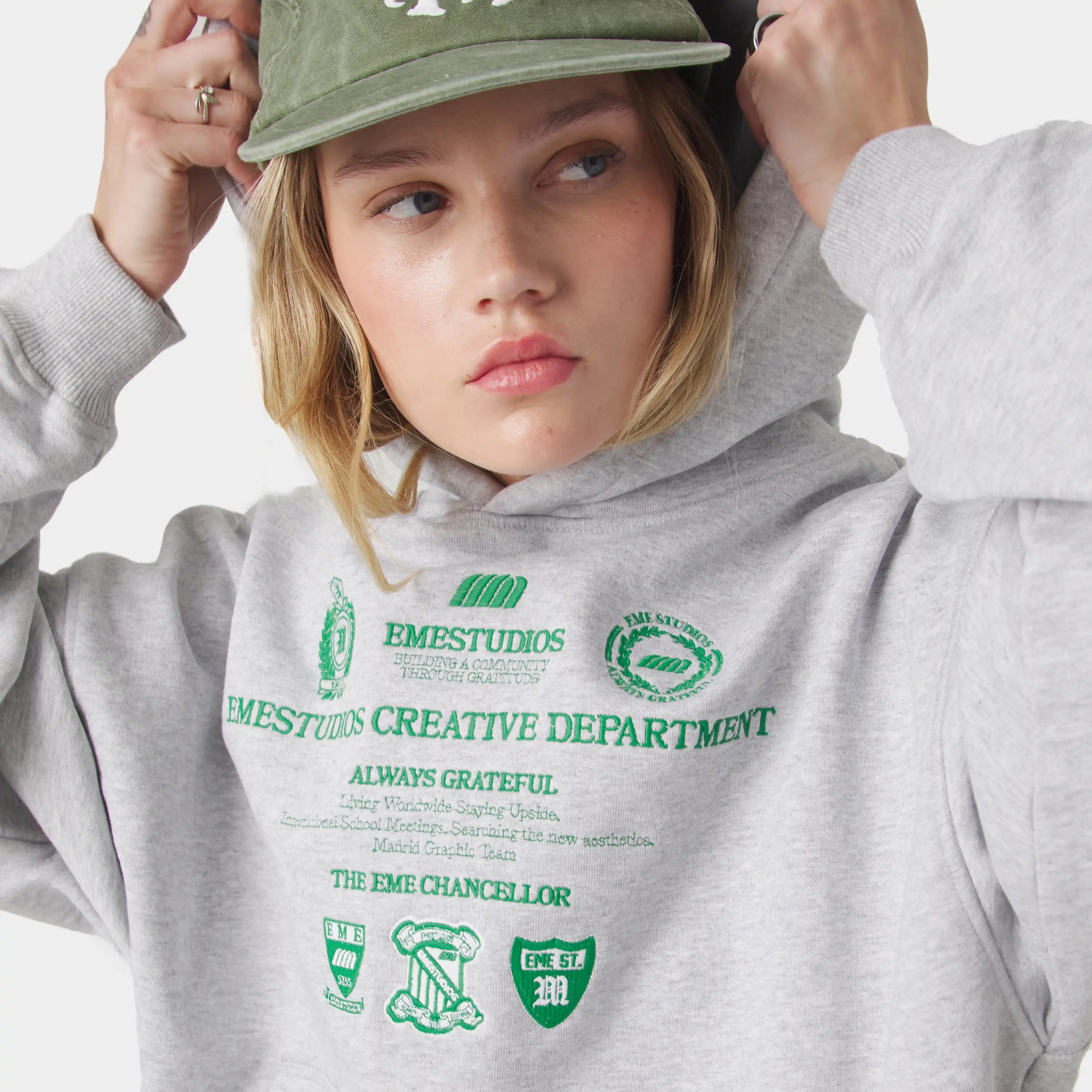 Chancellor Grey Oversized Hoodie