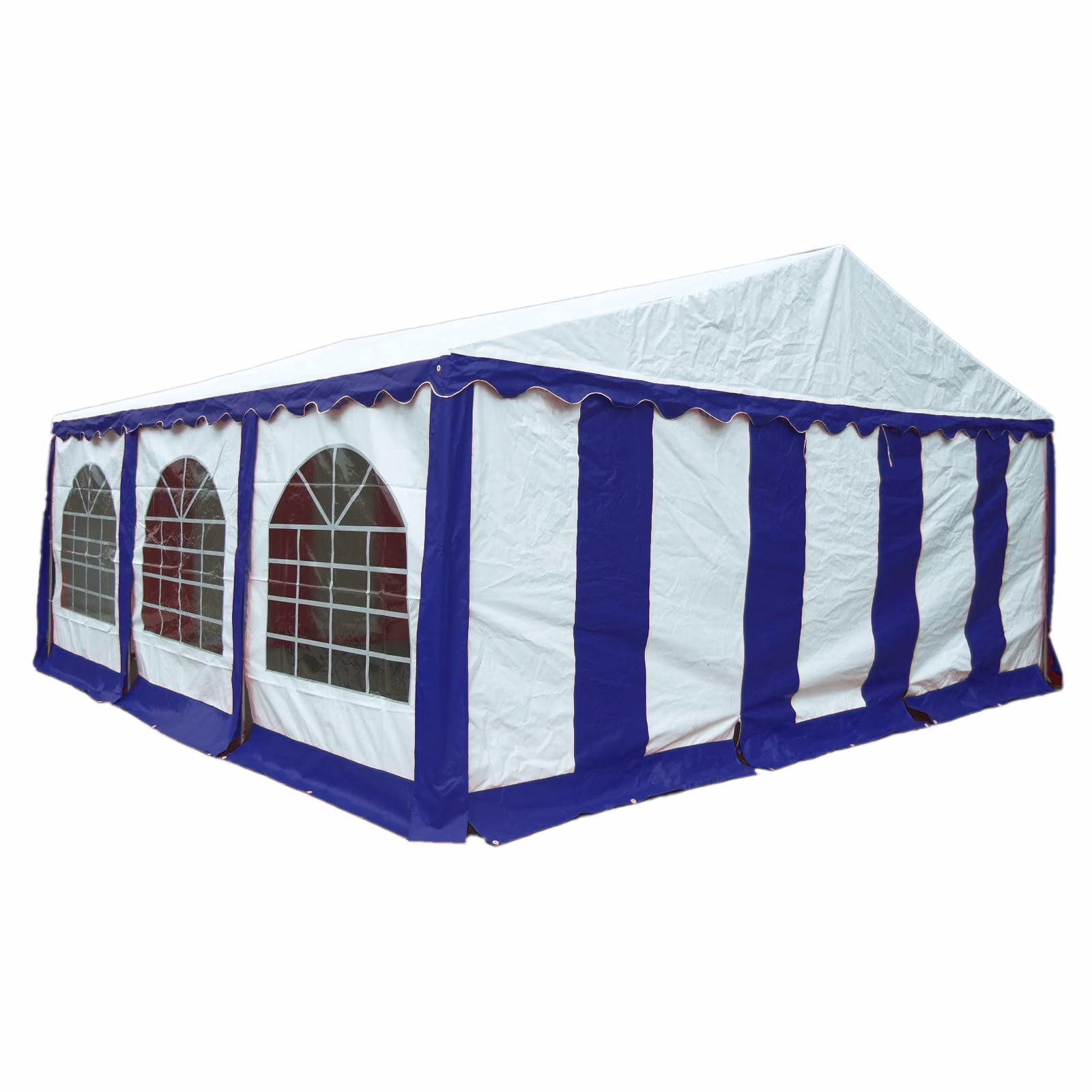 Enclosure Kit with Windows for Party Tent, 20' x 20'/6m x 6m, Blue/White, (Frame and Cover Not Included)(White/Blue) Enclosure Kit with Windows for Party Tent, 20' x 20'/6m x 6m, Blue/White, (Frame and Cover Not Included)(White/Blue)