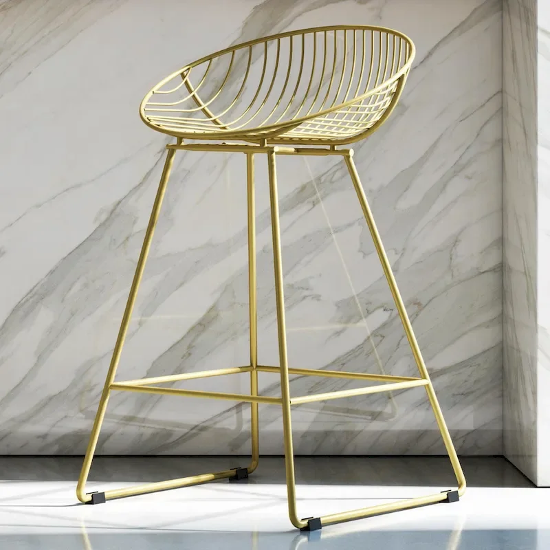 CosmoLiving by Cosmopolitan Ellis 24-Inch Metal Counter Height Bar Stool