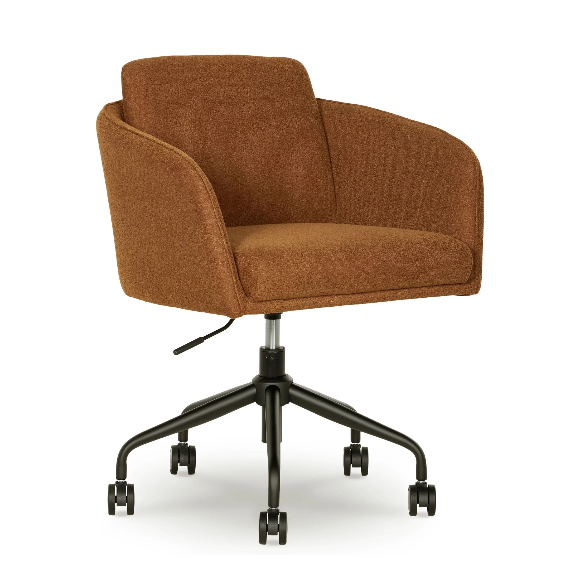 Better Homes & Gardens Juliet Office Chair, Ivory Boucle and Matte Black