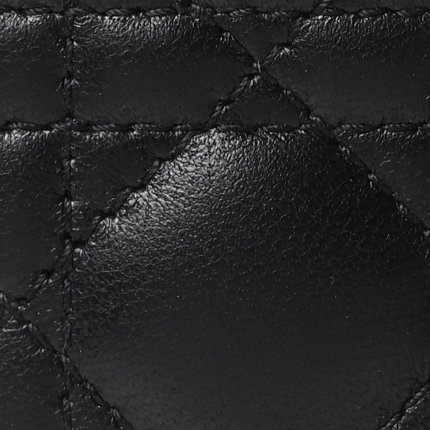 Lambskin Cannage Micro Lady Dior Black