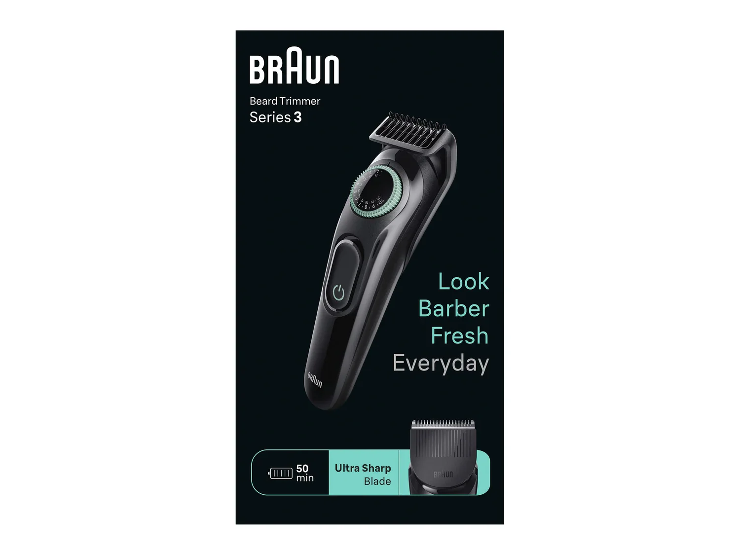 BRAUN Tondeuse barbe et cheveux BT3411