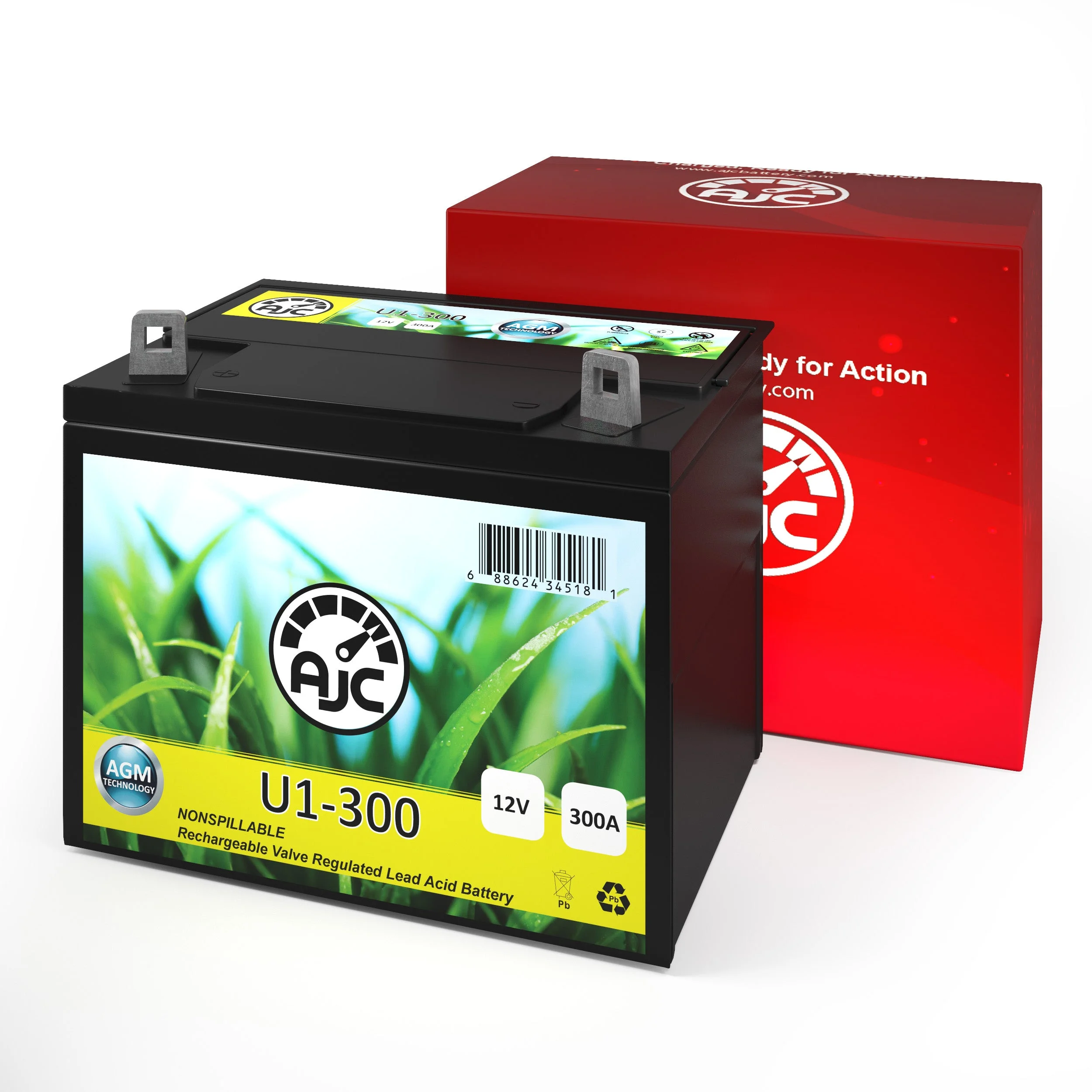 Bad Boy Senior 72 U1 Lawn Mower and Tractor Battery - This Is an AJC Brand Replacement