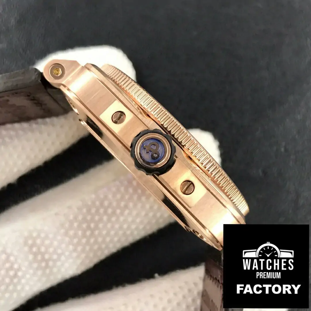 Bell & Ross BR0392-D-BL-BR / SCA Gold Bezel