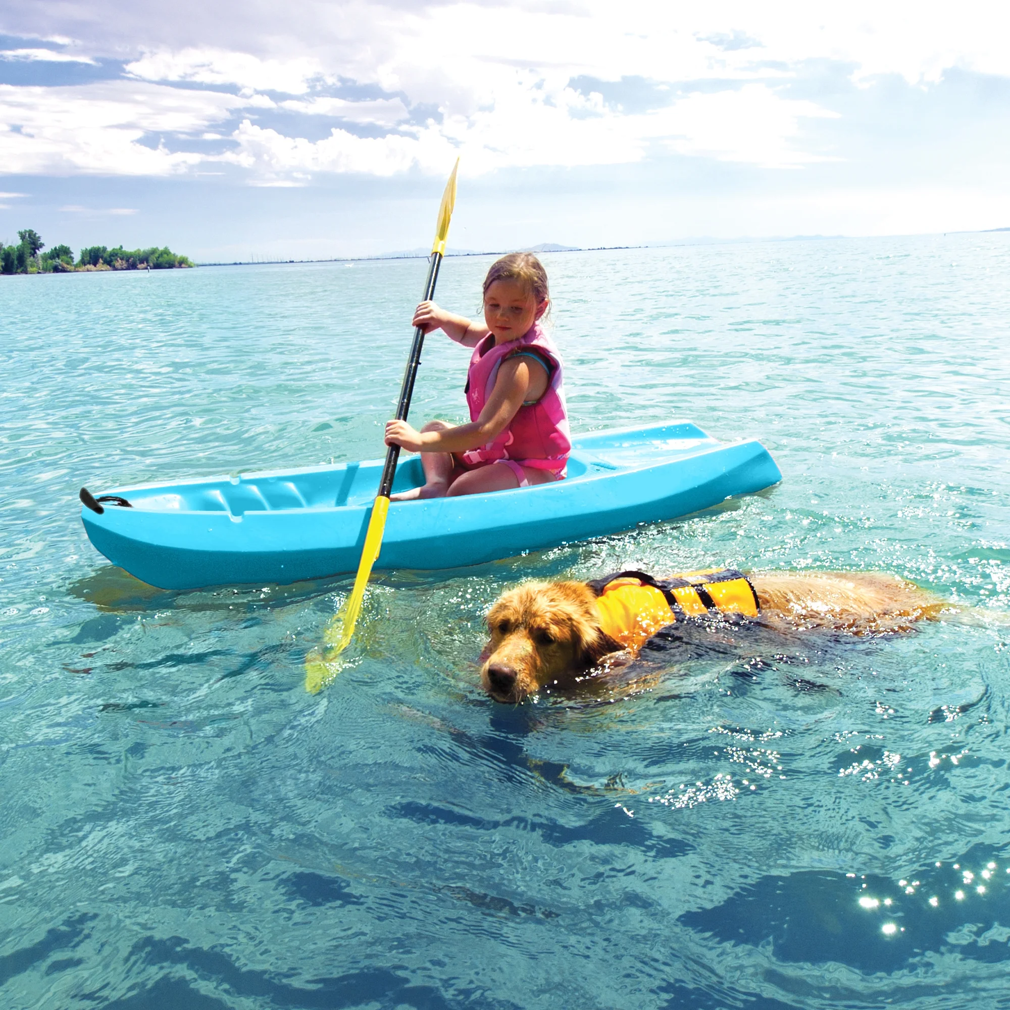 Dash 6.5 ft. Sit-on-Top Youth Kayak, Glacier Blue (90787)(Glacier Blue) - Image 3