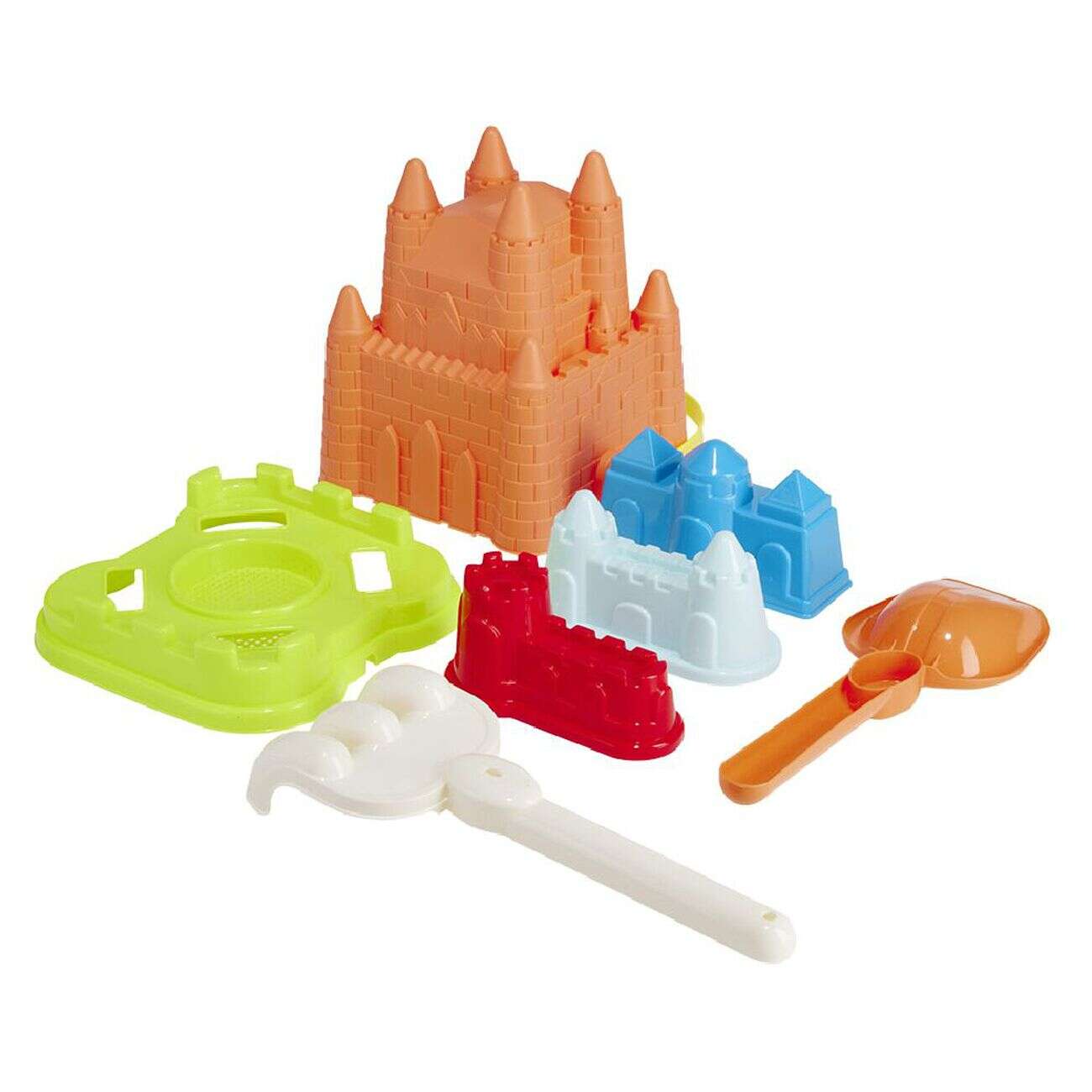 Jeu de plage château Funky 7 pièces