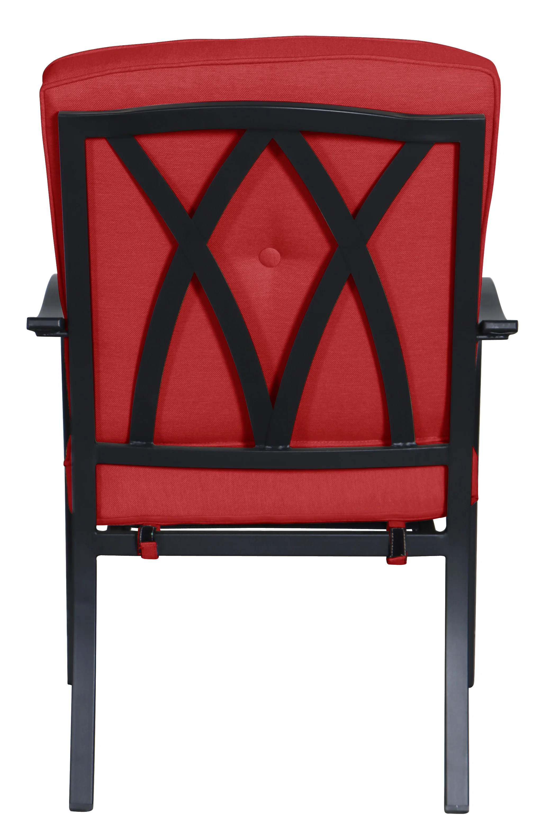 Belden Park 5-piece Outdoor Patio Dining Set Red(Red) - Image 4