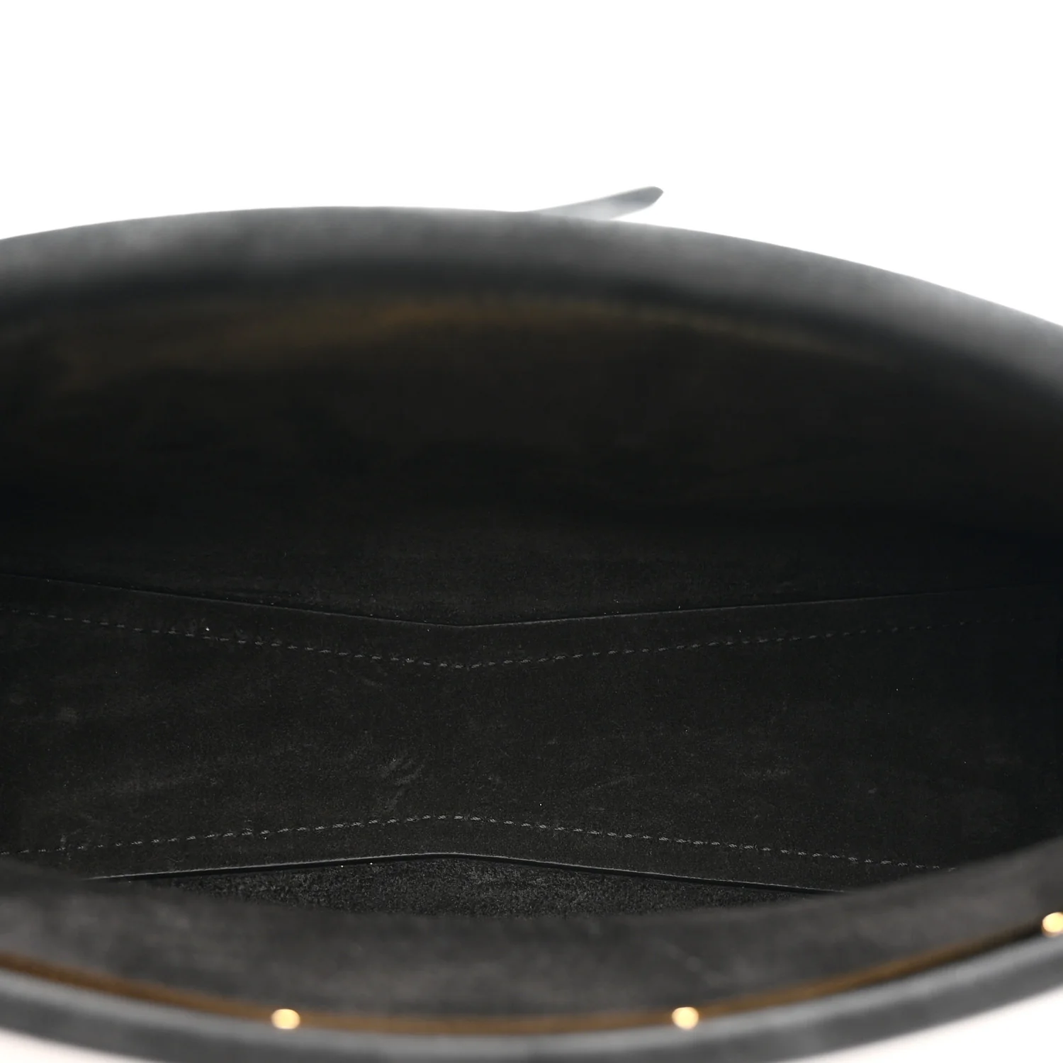 Suede Le Click East West Small Bag Black