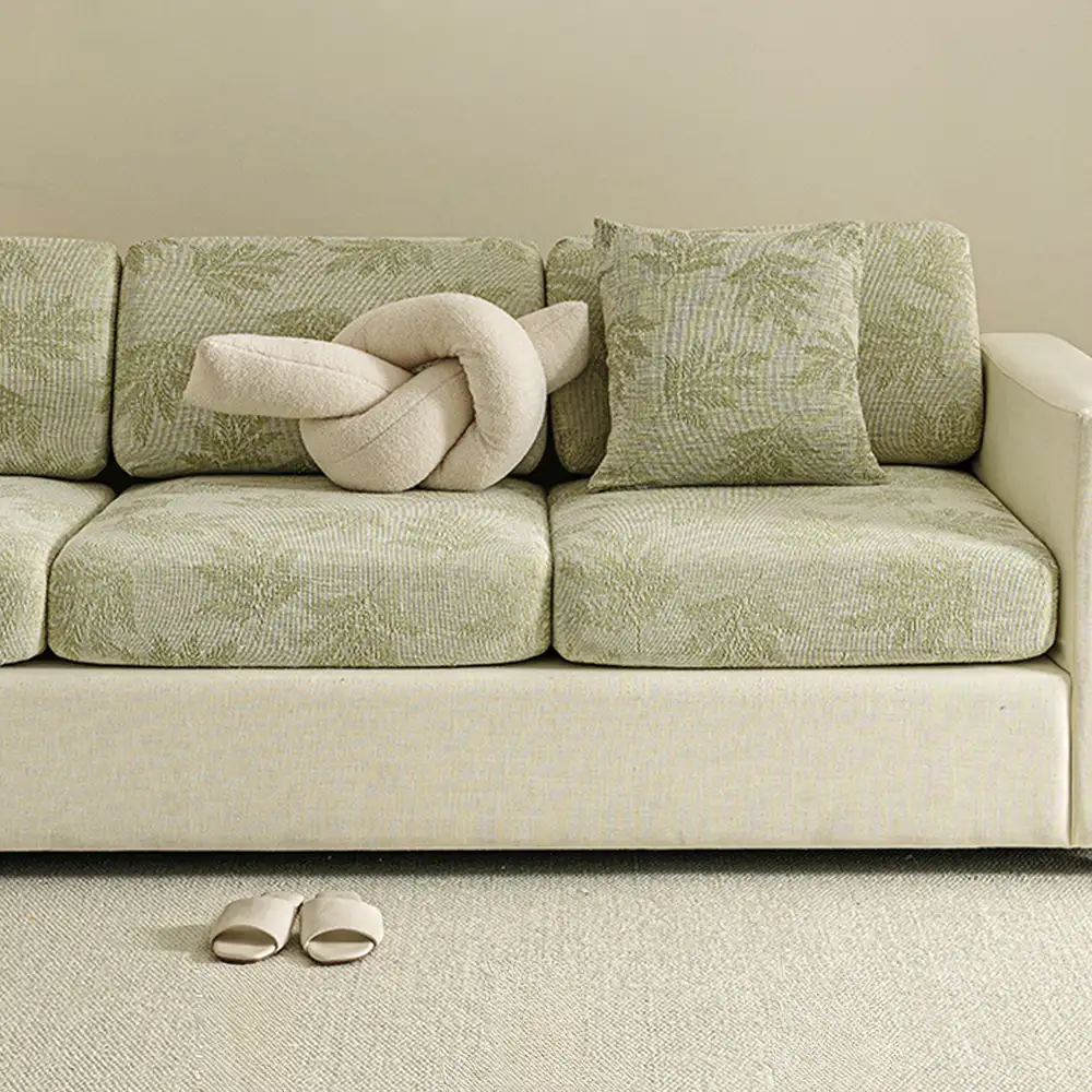 Elastic Chenille All-Season Anti-Scratch Full-Coverage Stretch Sectional Couch Cover