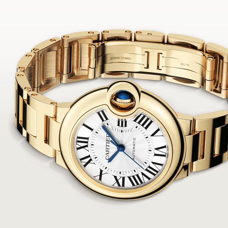 [Super Clone]BALLON BLEU Yellow Gold 33mm