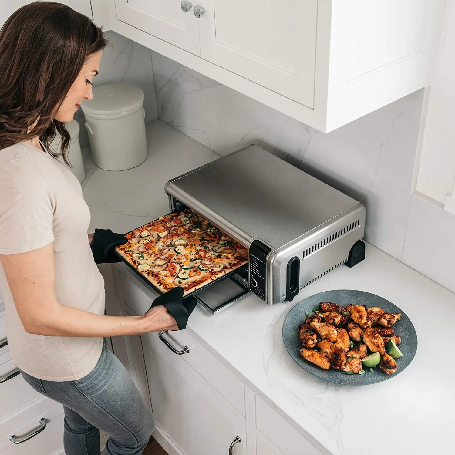 Restored Foodi SP101/FT102CO Countertop Digital Air Fry and Convection Oven (Refurbished) - Image 2