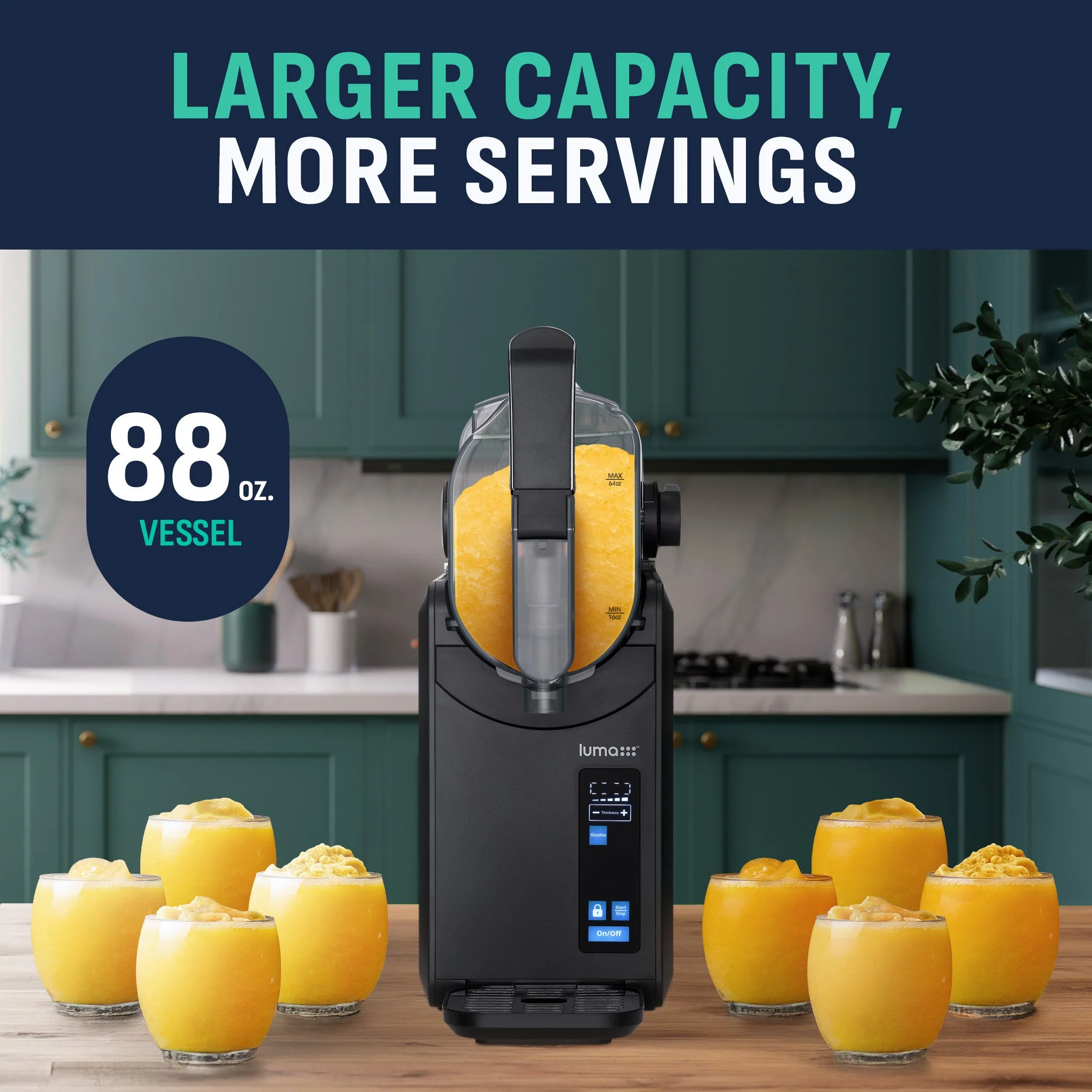 Luma by Newair 88 Oz Slushie Maker, Frozen Drinks Without Ice