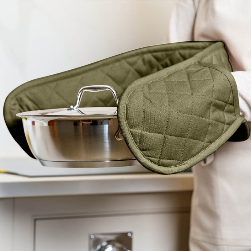 Love Colour dobbel grytevott olive green
