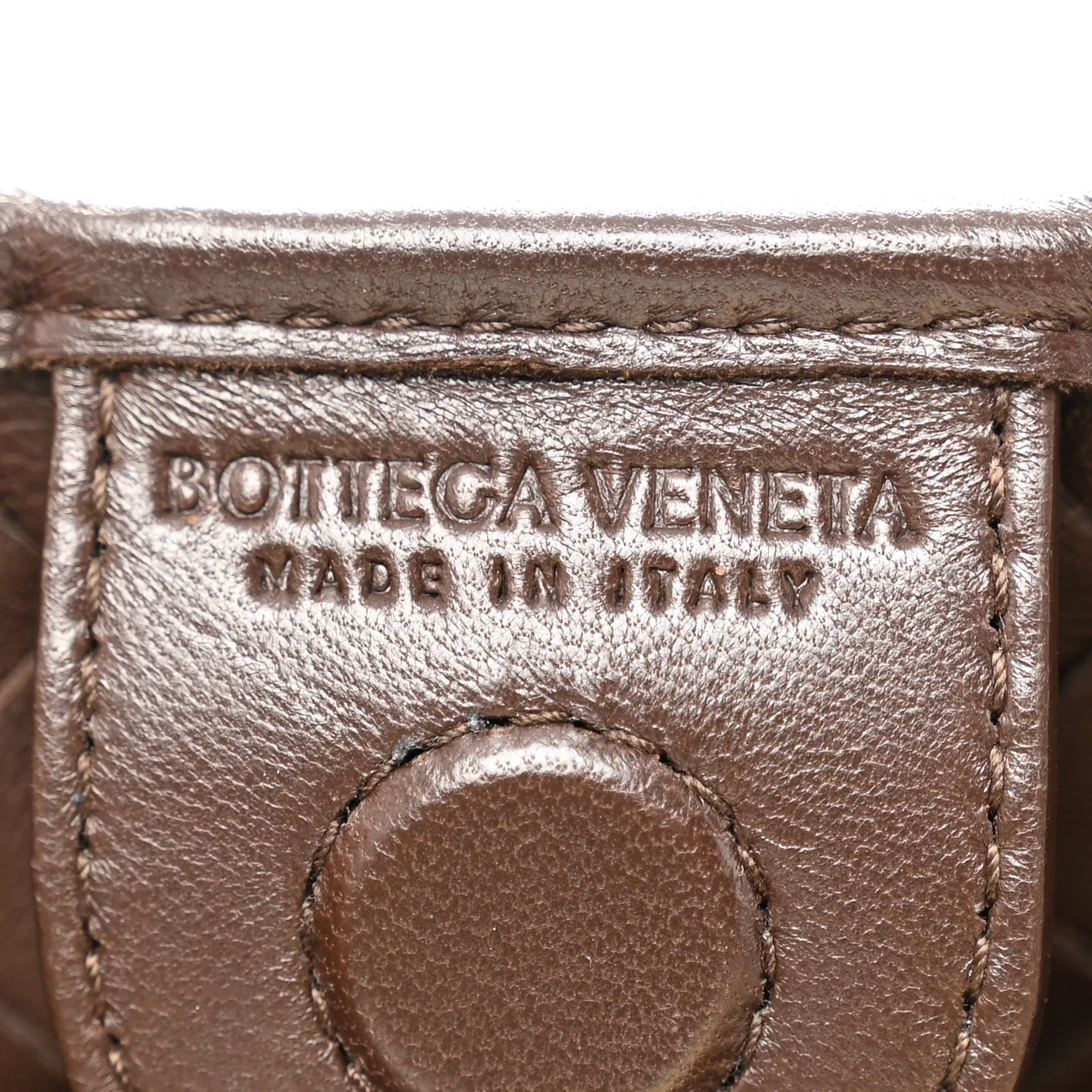 Nappa Intrecciato Sardine Bag Bitter Chocolate