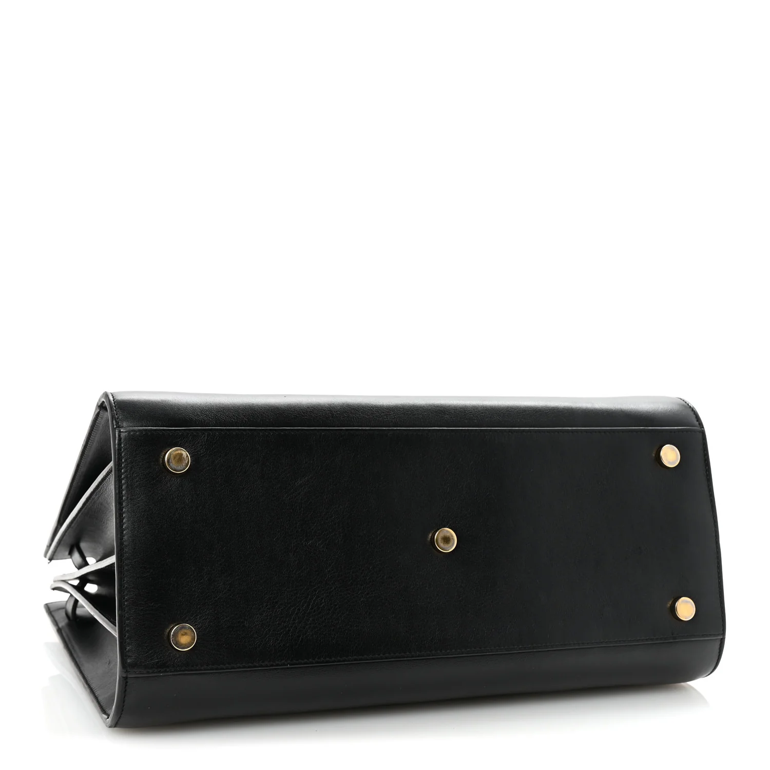 Calfskin Small Sac De Jour Black