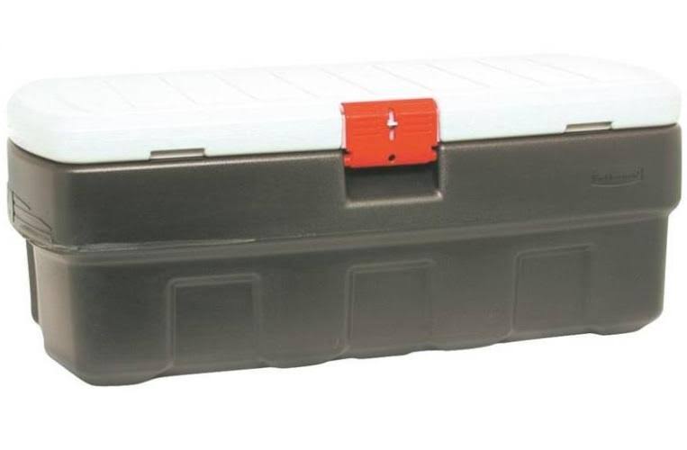 Rubbermaid 1949210 ActionPacker Lockable Storage 48 Gal
