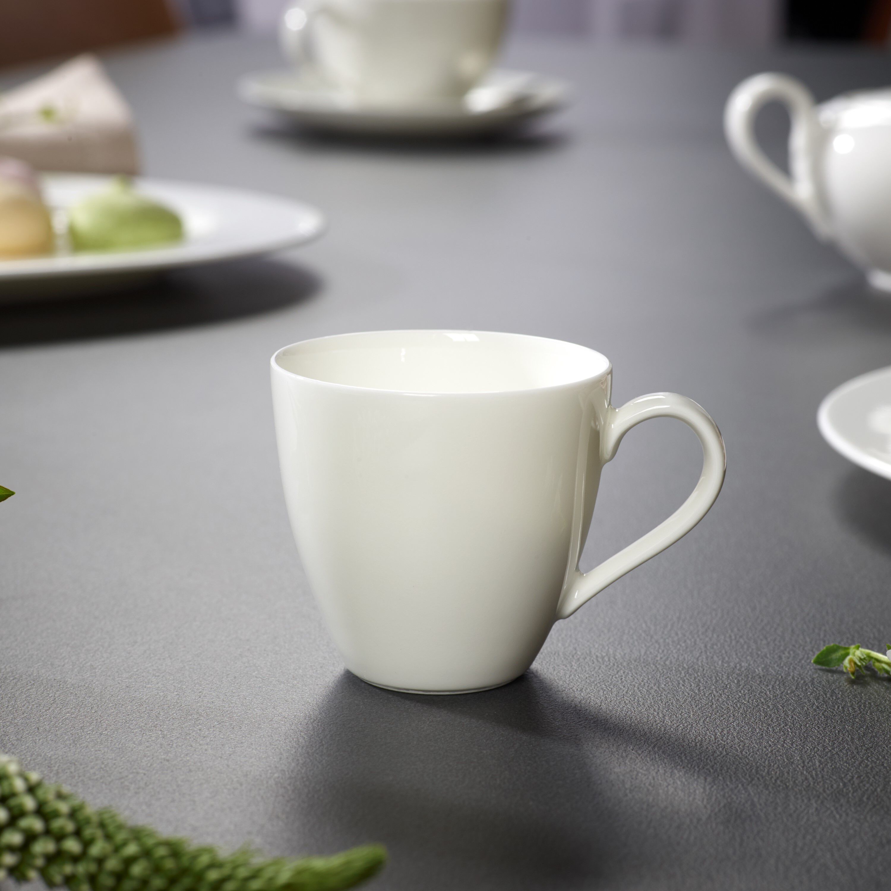 Anmut Espresso cup - White, 2.1 oz, Premium Bone Porcelain