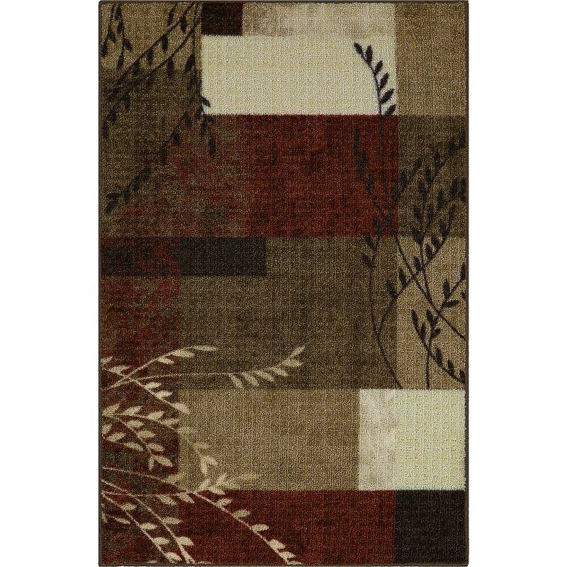 Maples Highland Textured Print Area & Washable Throw Rugs, 20x32