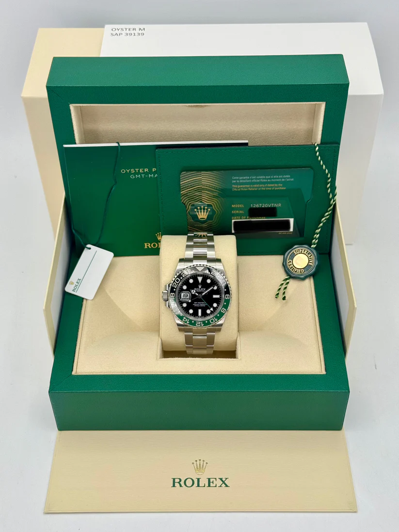 [Super Clone]RLX GMT-Master II With A Green And Black Bezel 