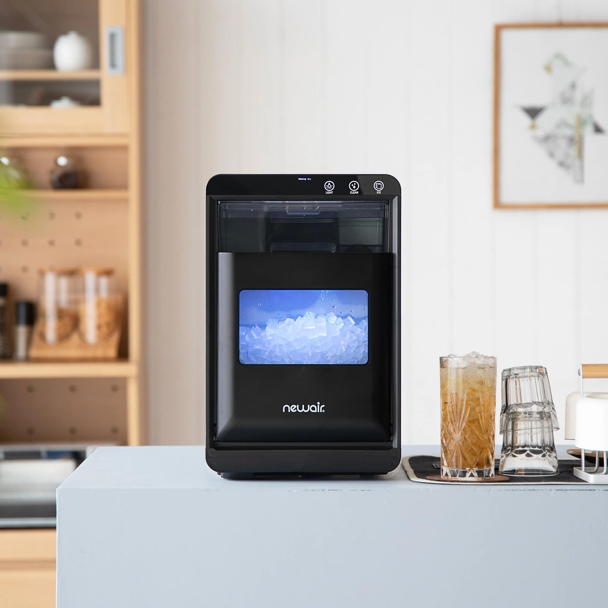 Newair Countertop Ice Maker Nugget Ice, 44 lbs/24 hours