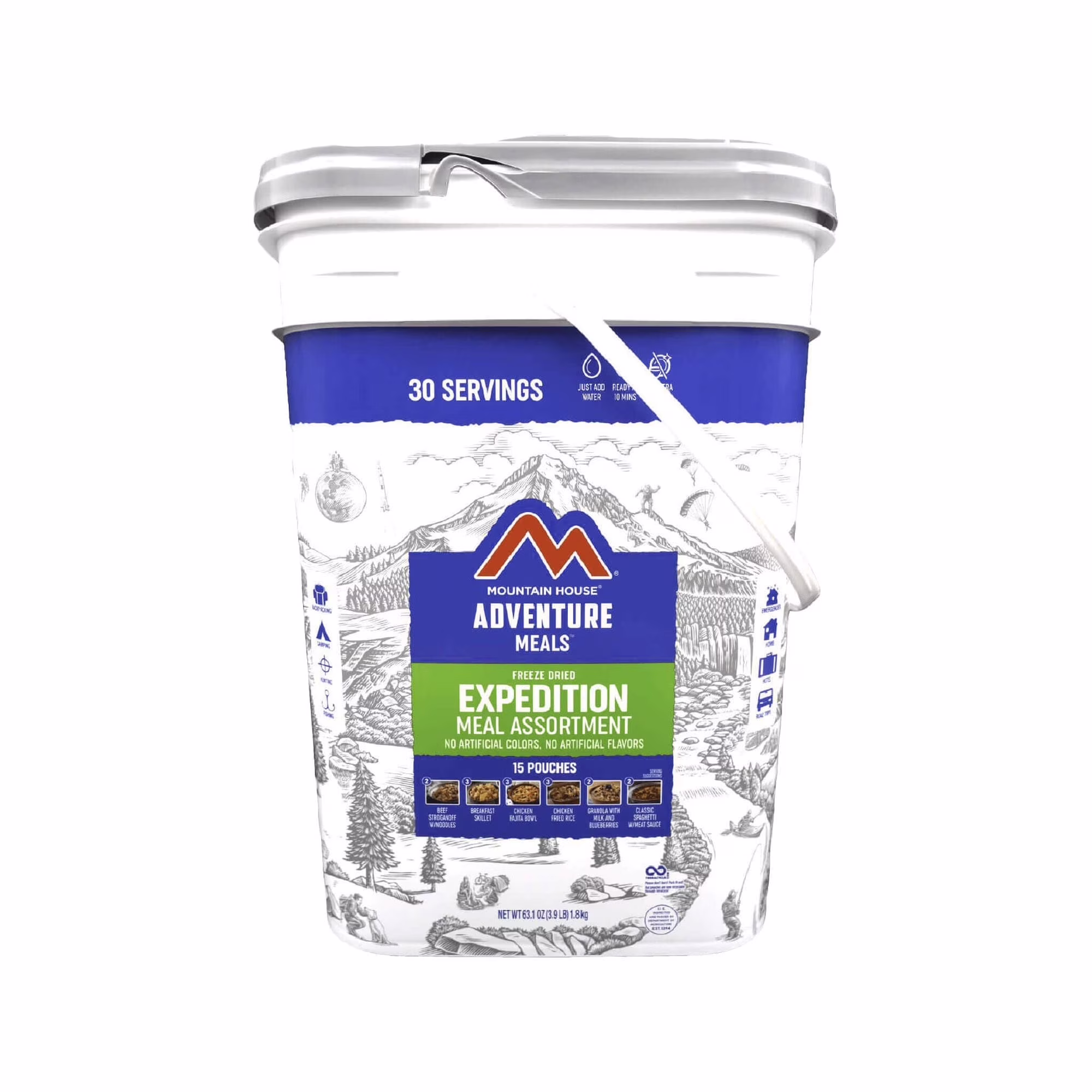 Expedition Meal Assortment Bucket, One Piece(15)